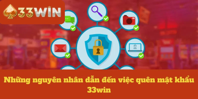 Những nguyên nhân dẫn đến việc quên mật khẩu 33win